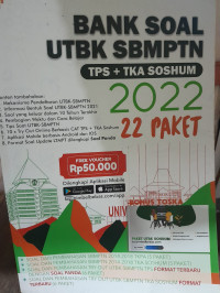 Image of Bank Soal UTBK SBMPTN TPS + TKA Soshum 2022