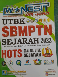 Image of Buku Wangsit UTBK SBMPTN Sejarah 2022