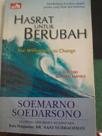 Image of Hasrat Untuk Berubah