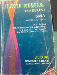 Image of Ilmu Kimia SMA Edisi Keenam