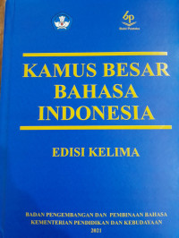 Image of Kamus Besar Bahasa Indonesia Edisi Kelima