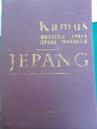 Image of Kamus Jepang Indonesia-Jepang, Jepang-Indonesia