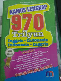 Image of Kamus Lengkap 970 Trilyun Inggris-Indonesia, Inggris-Indonesia
