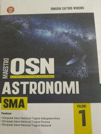 Image of Maestro OSN Astronomi SMA Volume 1