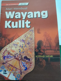 Image of Mari Membuat Wayang Kulit