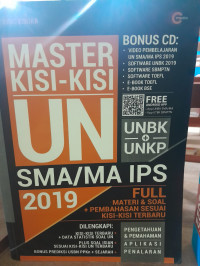 Image of Master Kisi-kisi UN SMA/MA IPS 2019 Sistem UNBK + UNKP