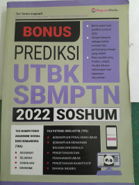 Image of Prediksi UTBK SBMPTN 2022 Soshum
