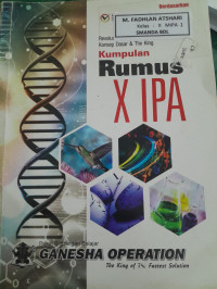 Image of Revolusi Belajar Koding Kumpulan Rumus X IPA Kurikulum 2013