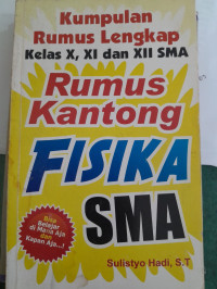 Image of Rumus Kantong Fisika SMA
