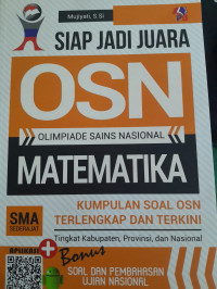 Image of Siap Jadi Juara OSN Matematika SMA
