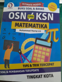 Image of Soal Bahas OSN/KSN SMA Matematika Tingkat Kota Jilid 1