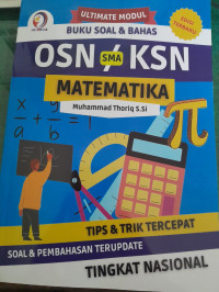 Image of Soal bahas OSN/KSN SMA Matematika Tingkat Nasional Jilid 3