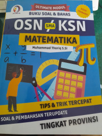 Image of Soal Bahas OSN/KSN SMA Matematika Tingkat Provinsi Jilid 2