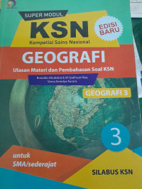 Image of Super Modul KSN Geografi Jilid 3