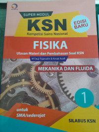 Image of Super Modul KSN SMA Fisika Jilid 1