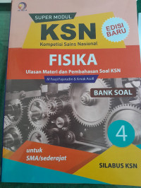 Image of Super Modul KSN SMA Fisika Jilid 4