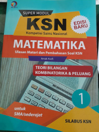 Image of Super Modul KSN SMA Metematika Jilid 1