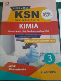 Image of Super Modul KSN SMA Kimia Jilid 3