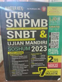 Image of The Master Key Of UTBK SNPMB SNBT & Ujian Mandiri Soshum 2023