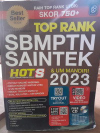 Image of TOP RANK SBMPTN Saintek & UM Mandiri 2023
