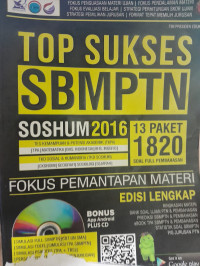 Image of Top Sukses SBMPTN Soshum 2016